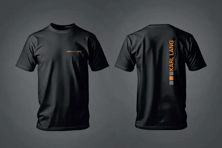 Karl Lang Asphalt- und Pflasterbau Textildruck T-Shirts